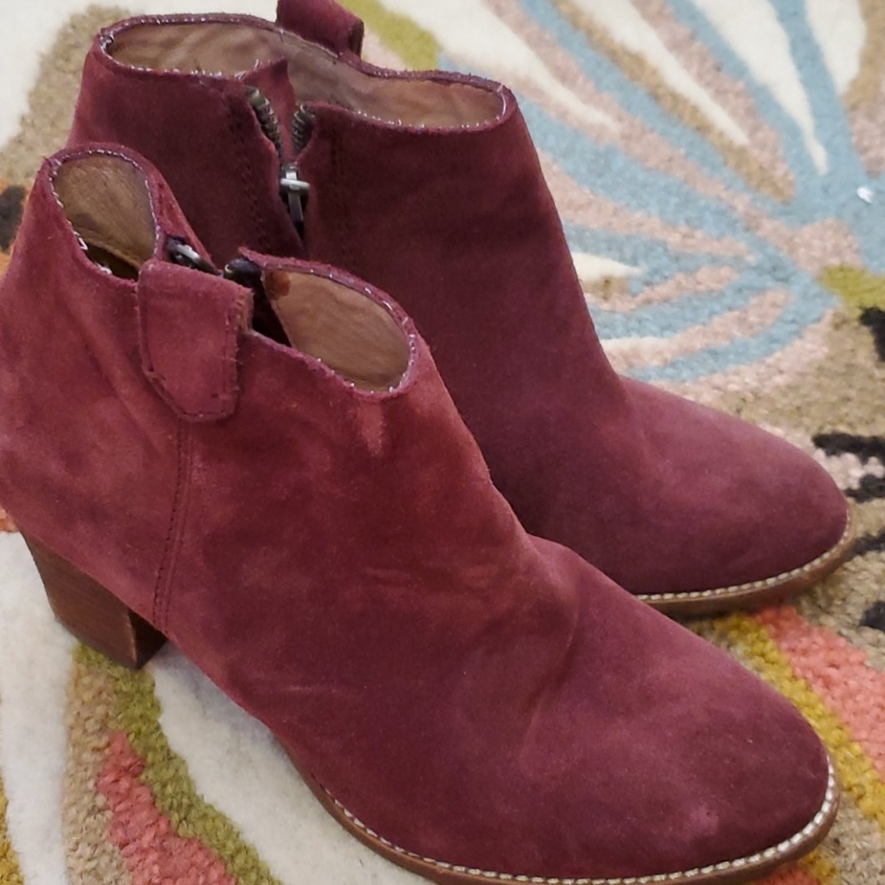 Madewell Suede Booties